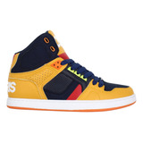 Botitas Osiris Modelo Nyc 83 Azul Amarillo Nueva Colección