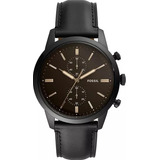 Reloj Fossil Townsman Fs5585 Para Hombre Cronografo Original