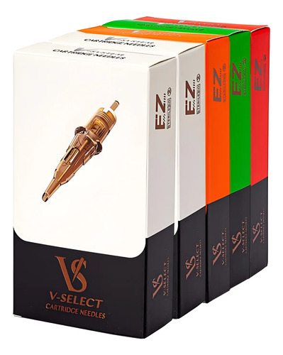 Cartuchos Tattoo V-select Ez Original Magnum Curva M1c 11-15 | Meses sin interés