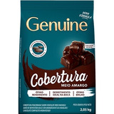 Cobertura Genuine 2,05kg Gotas Meio Amargo