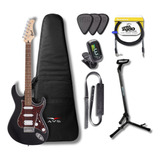 Guitarra Cort G110 Opbk Open Pore Black + Kit