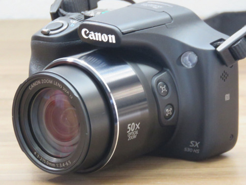 Câmera Canon Sx530hs Wi-fi 16.1mp Zoom 50x + Bolsa + Sd Card