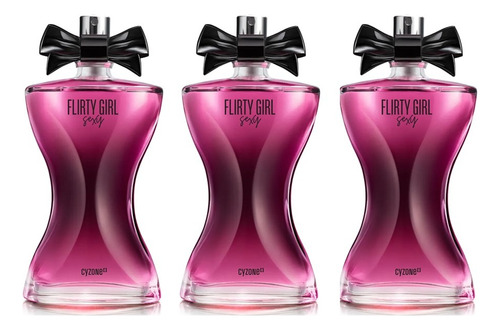 Flirty Girl Sexy Perfume Femenino De Cyzone  3 Unidades