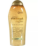 Ogx Coconut Coffee Scrub Wash 577ml Jabón Exfolia Hidrata