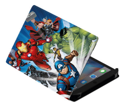 Carcasa Flip Cover Marvel Para Tablet 7 / 8 Diseños