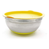 Bowl Acero Inox 22cm Base Silicona Tapa Hermetica