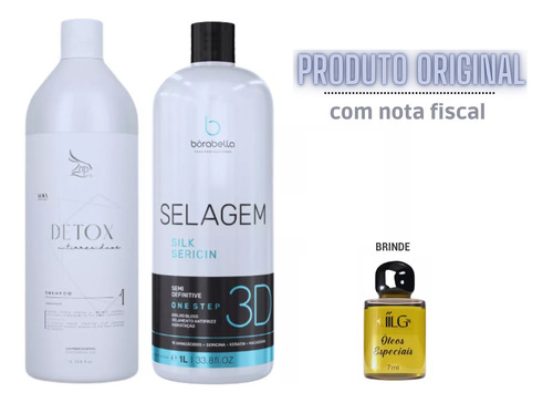 Borabella Selagem 3d Sem Formol Grátis Shampoo Antiresíduo