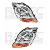 Par Juego Faros Pontiac Matiz 2006 - 2013 Depo Sxc