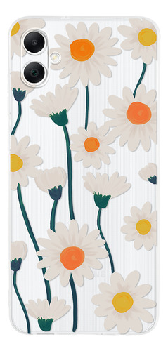 Funda Para Samsung Galaxy Mujer Flores Margaritas Uso Rudo