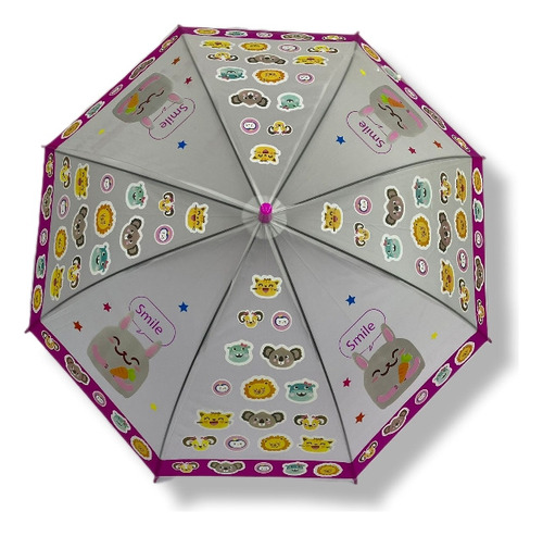 Paraguas Infantil Niños Silbato Diseño Surtido