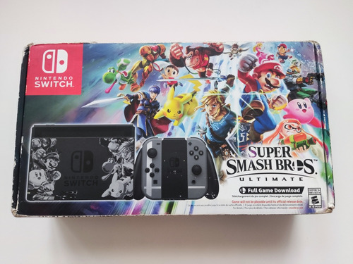 Nintendo Switch 32gb Ed Super Smash Bros + 55 Juegos + 256gb