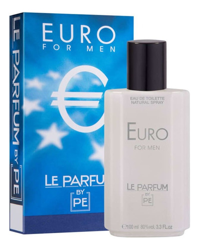 Euro For Men Perfume Paris Elysees Le Parfum Edt 100ml Tendência Original Lacrado