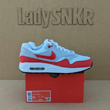 Nike Air Max 1 Sport Red (  Talla 24.5 Cm ) Ladysnkr