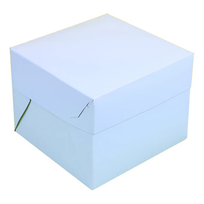 Caja Blanca Para Pastel Panadería - 20x20x16cm, 30 Piezas Blanco