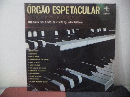 Lp Vinil Órgão Espetacular Million Sellers Played J Williams