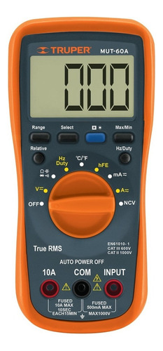 Multimetro Profesional Rms Autorango 100362 Truper