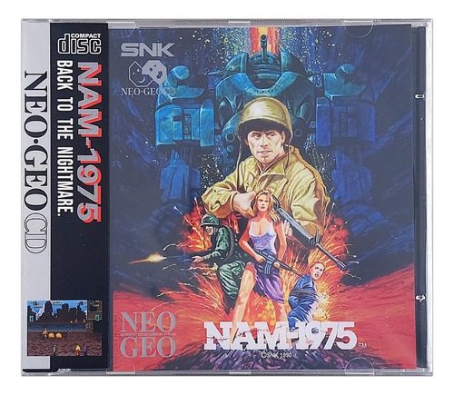 Nam 1975 Neo Geo Cd Novo Lacrado