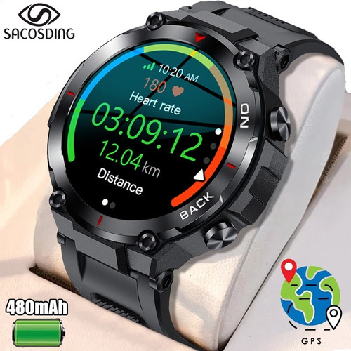 Reloj Inteligente Nuevo Gps Hombre Militar Impermeable+regal