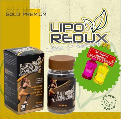 Suplementos Alimentar Liporedux Gold Premium +garrafinha