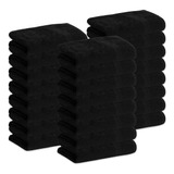 Pack De 24 Toallas De Mano Negras De 16 X 27 Pulgadas, ...