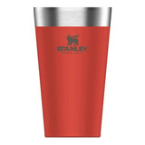 Copo Térmico 473ml Stanley Sem Tampa Personalizado Com Nome Flame Red