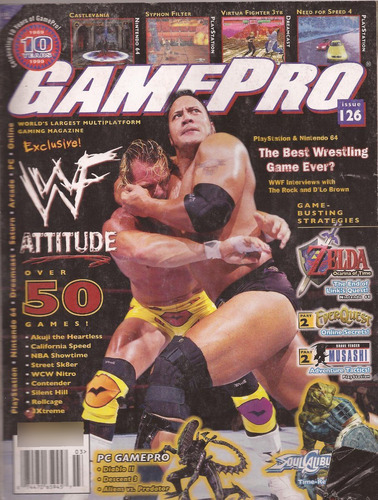 Game Pro 126 Wf Attitude Marzo 1999 Usado (ver Fotos)