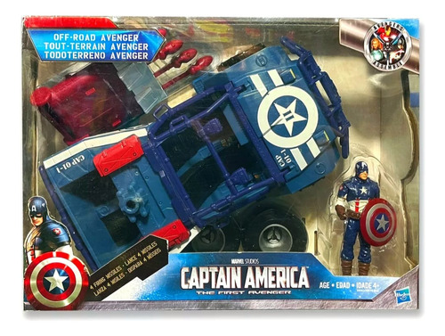 Capitan América Y Jeep Vintage 2010 N.u.e.v.o. Coleccion+reg