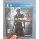 Uncharted 4: A Thief's End / Sony Ps4 / Mídia Física