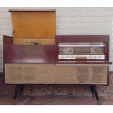 Combinado Philips. Tocadisco+radio. Mueble Vintage