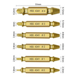 Extractores De Tornillos Dañados, Juego X6 Piezas