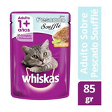 Whiskas Alimento Húmedo Gato Pescado Soufflé Sobre 12un