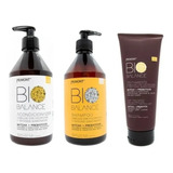 Shampoo + Acondicionador + Tratamiento Bio Balance Matcha 