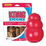 Juguete Mordedor Para Perros Pequeños Kong Classic Y Ziggies