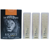 Kit 3 Palhetas Para Sax Alto Rigotti Wild - Escolha O Nº