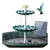 Pájaro De 3 Niveles Con Bomba Solar De 3,5 W, Fuente S...