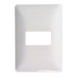 Placa Resina Con Chasis Sencilla Color Blanco Forza