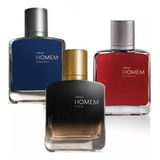 Kit 3 Perfumes Homem Essence Potence Dom Miniaturas Natura 