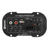 Coche Bluetooth Hi-fi Bajo Potencia Subwoofer Amp Coche Mini