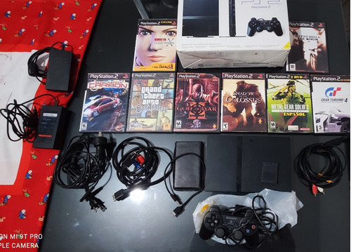 Sony Playstation 2 Slim + Accesorios + Disco Usb + Juegos