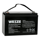 Batería Weize 12v 100ah Para Rv, Solar, Camping Y Off-grid -