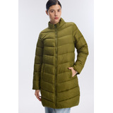 Campera Importada Larga Verde Positano Mujer Portsaid