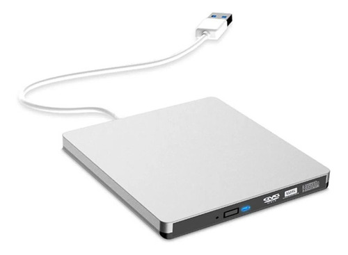 Lector De Dvd Y Cd, Externo, Quemador Usb 3.0 1