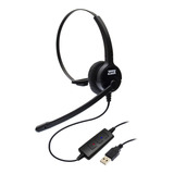 Headset Usb Voip C/ Cancelador De Ruído Mod. Dh-80 - Zox