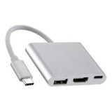 Adaptador Usb C Hdmi Usb Type-c Dex S8 S9 Mac Pro Air