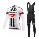 Uniforme Ciclismo Largo Mtb & Ruta Pad 9d Bib Giant Alpecin