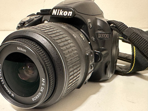  Nikon Kit D3100 +  Lente 18-55mm Vr Dslr Color  Negro 