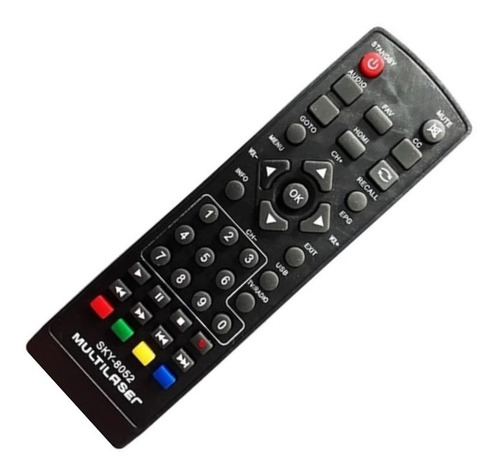 Controle Compatível Com Multilaser Receptor Digital Sky-8052