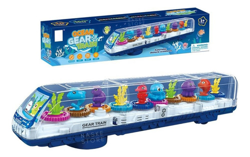 Tren Didactico Infantil Educativo Luces Sonido Pila Bebe