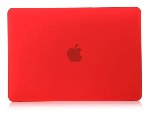 Kit Carcasa Rojo + Tapón Negro 5pcs Macbook Air M1 New 13