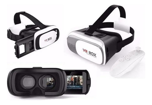 Óculos Vr Box 2.0 + Controle 3d Realidade Virtual - Valecom